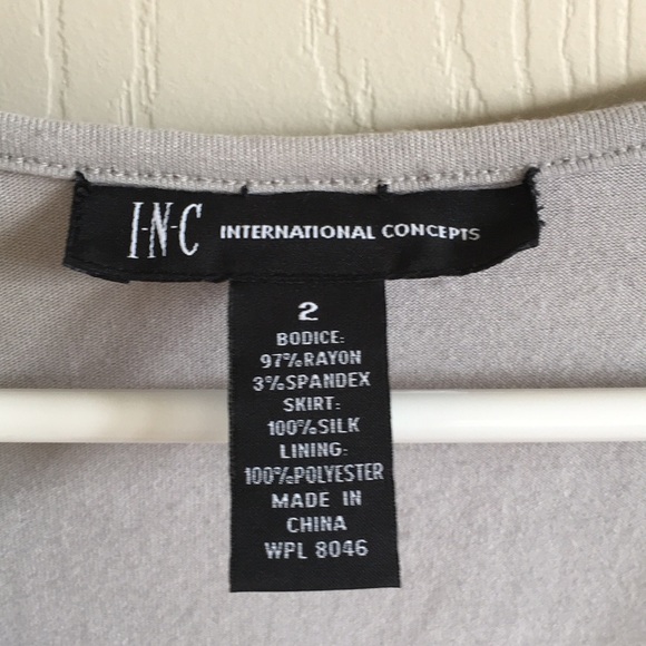 INC Silk Ruffled Dress - Picture 5 of 5